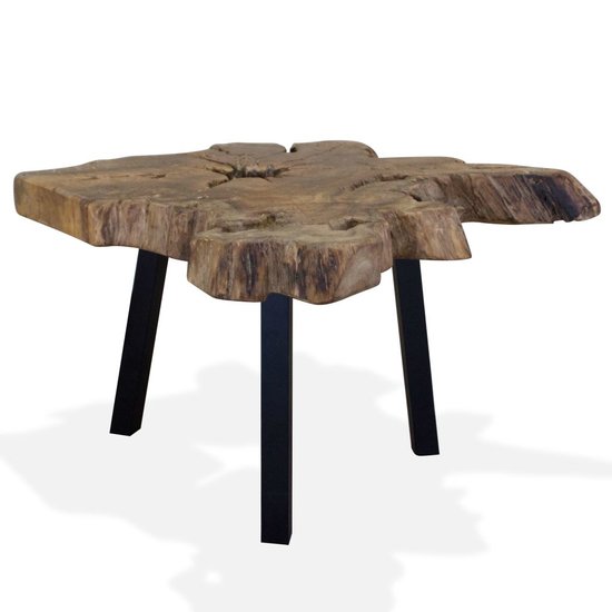 Salontafel Jungle 80x70x38 cm echt teakhout