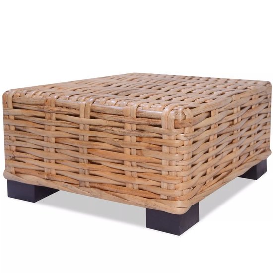 Meubelen-Online - Rotan Loungeset Guido naturel rattan 14-delig