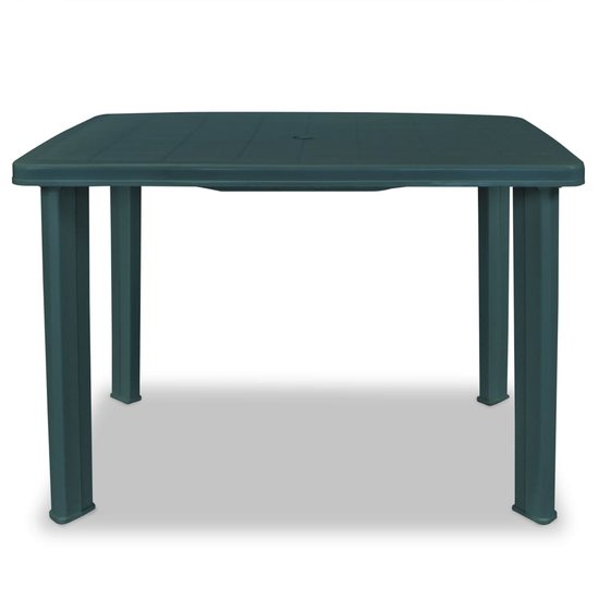 Meubelen-Online - Tuintafel Arno 101x68x72 cm kunststof groen