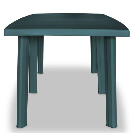 Meubelen-Online - Tuintafel Arno 210x96x72 cm kunststof groen