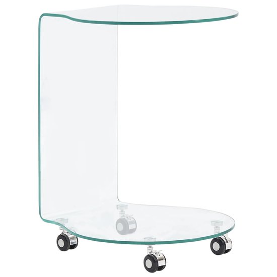 Meubelen-Online - Laptoptafel Andrea 45x40x58 cm gehard glas