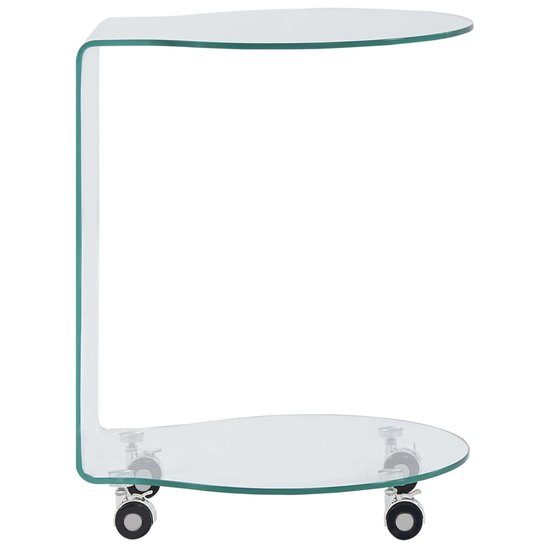 Meubelen-Online - Laptoptafel Andrea 45x40x58 cm gehard glas