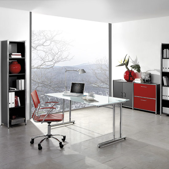 Kerkmann - Bureau Artline - glas 120x80cm - verstelbaar