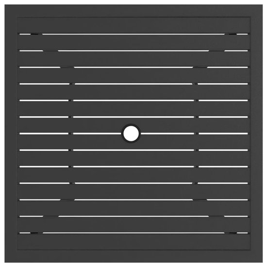 Tuintafel Kees 81,5x81,5x72 cm staal antraciet