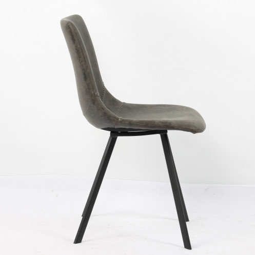 Eetkamerstoel Bossa set 2 stoelen grijs design