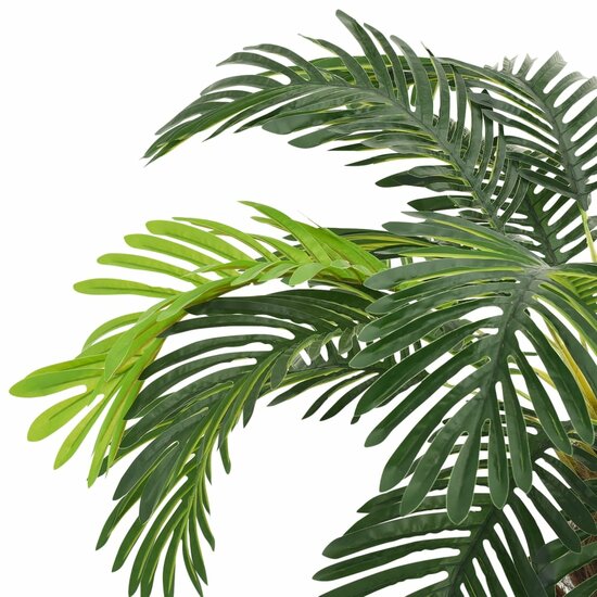 Kunstplant met pot cycaspalm 90 cm groen