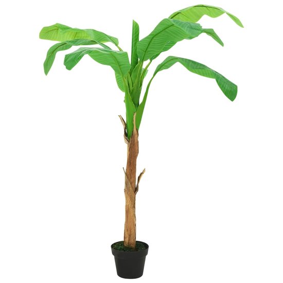 Kunstboom met pot banaan 165 cm groen