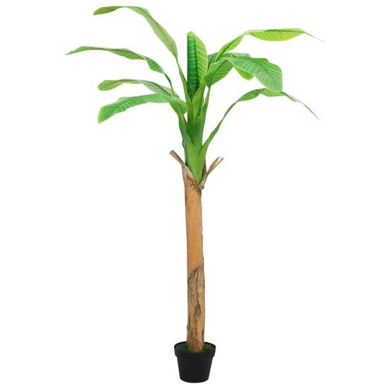 Kunstboom met pot banaan 165 cm groen