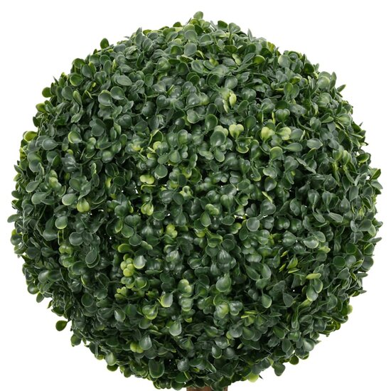 Kunstplant met pot buxus bolvorming 119 cm groen