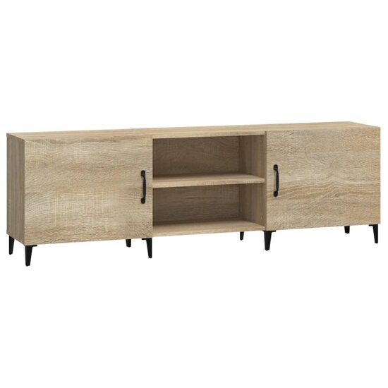 Tv-meubel Max 150x30x50 cm bewerkt hout sonoma eikenkleurig