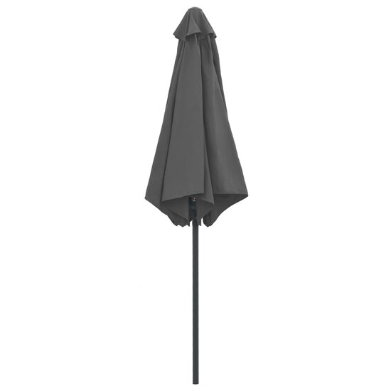 Parasol Met Aluminium Paal 270X246 Cm Antraciet