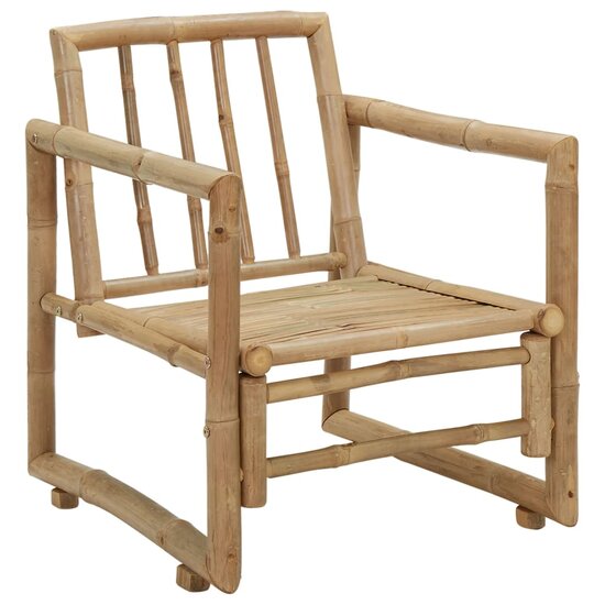 Tuinstoelen Maxim 2 St Met Kussens Bamboe