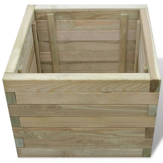 Plantenbak Vierkant 50X50X40 Cm Hout