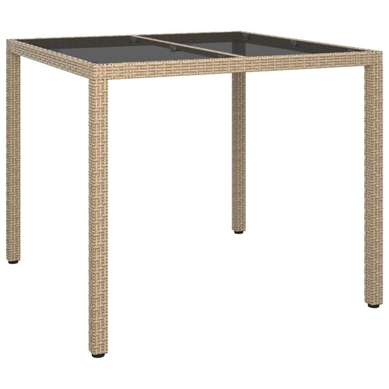 3-Delige Tuinset Gerard Met Kussens Poly Rattan Beige