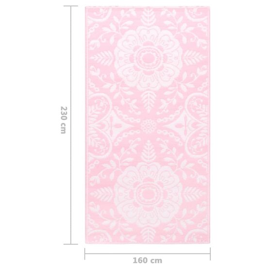 Buitenkleed 160X230 Cm Pp Roze