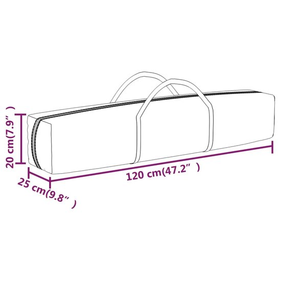 Partytent Inklapbaar Met Zijwanden 2X2 M Antracietkleurig