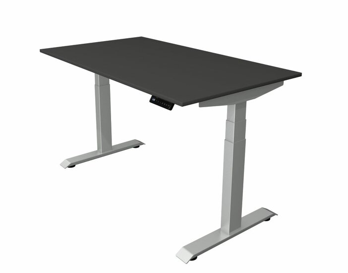 Kerkmann - Zit sta bureau Move-4 antraciet 140x80cm elektrisch