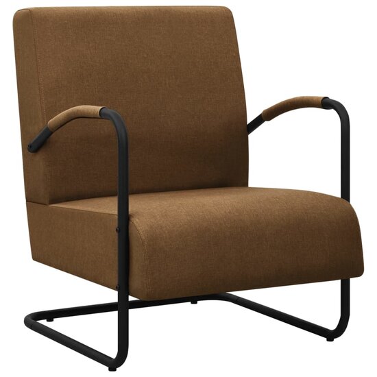 Fauteuil Bachus Stof Bruin 