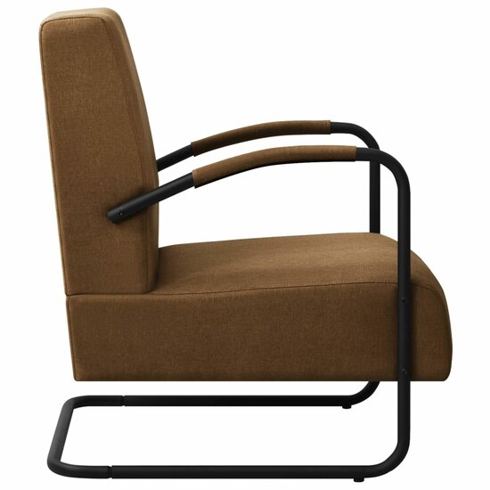 Fauteuil Bachus Stof Bruin 