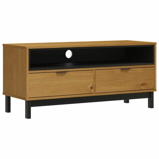 Tv-Meubel Oslo 110X40X50 Cm Massief Grenenhout