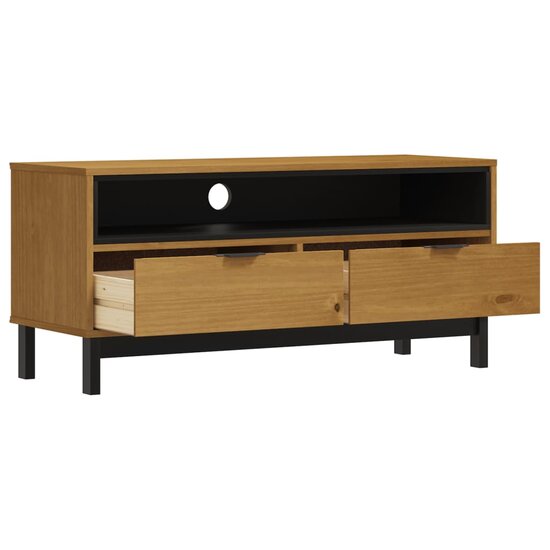 Tv-Meubel Oslo 110X40X50 Cm Massief Grenenhout