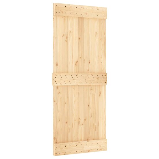 Schuifdeur Romke Met Beslag 85X210 Cm Massief Grenenhout