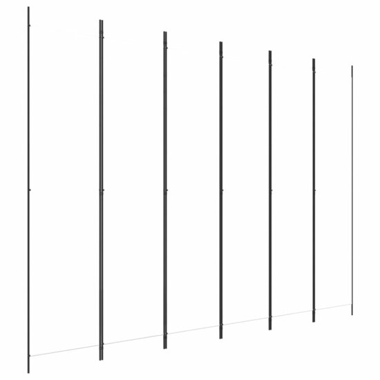 Kamerscherm Met 6 Panelen 300X220 Cm Stof Wit