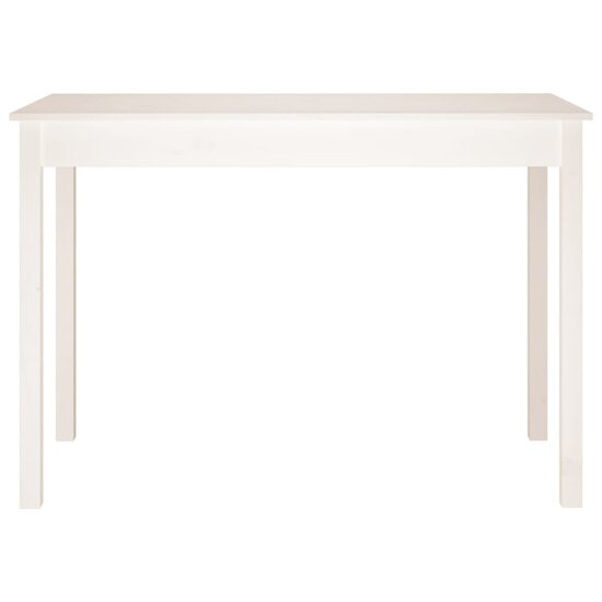 Eettafel Abel 110X55X75 Cm Massief Grenenhout Wit