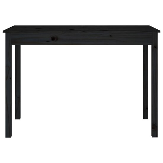 Eettafel Abel 110X55X75 Cm Massief Grenenhout Zwart