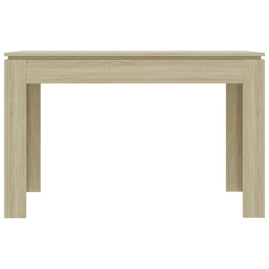 Eettafel Bommel 120X60X76 Cm Hout Eikenkleurig