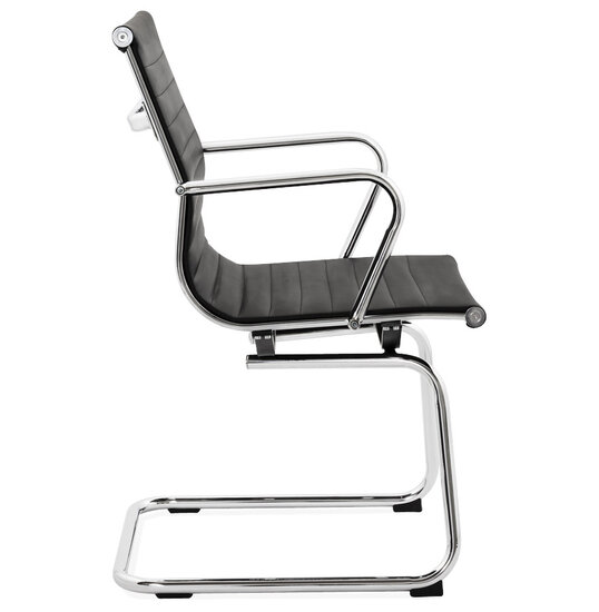 Bureaustoel Flores zwart swingchair