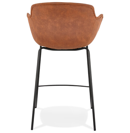 Barkruk Counter chair Laura stof bruin