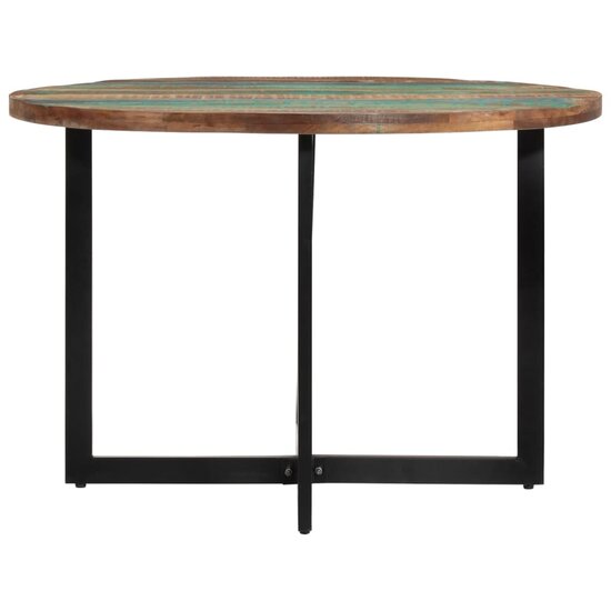 Eettafel Roemer rond  110X75 Cm Massief Gerecycled Hout