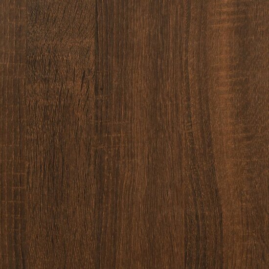 Wandrek Simon 2-Laags 60X21X51 Cm Hout Bruin Eikenkleur