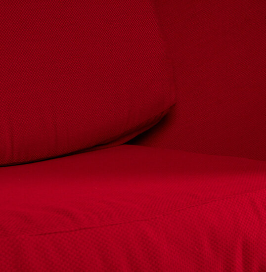 Fauteuil Nuovo zwart met rood draaifauteuil