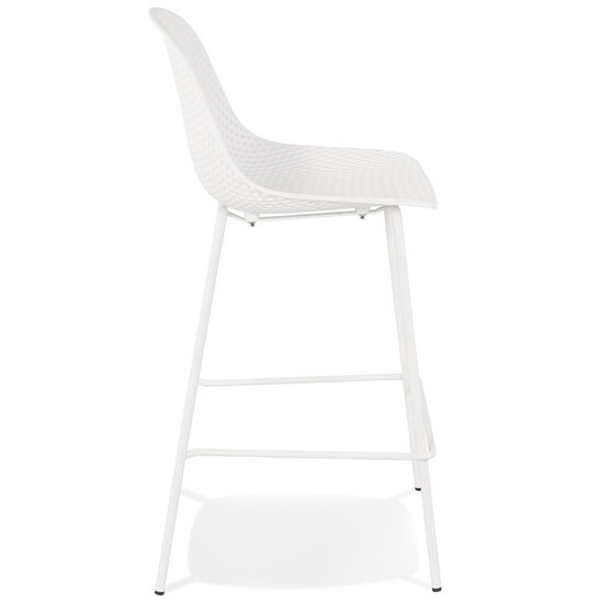 Counter chair Ellen barkruk kunststof wit