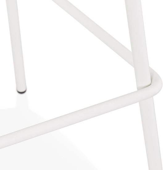 Counter chair Ellen barkruk kunststof wit