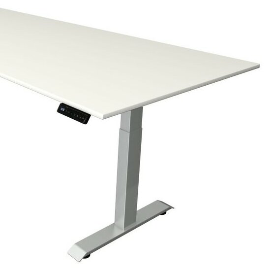 Kerkmann - Zit sta bureau Move-4 wit 225x100cm elektrisch