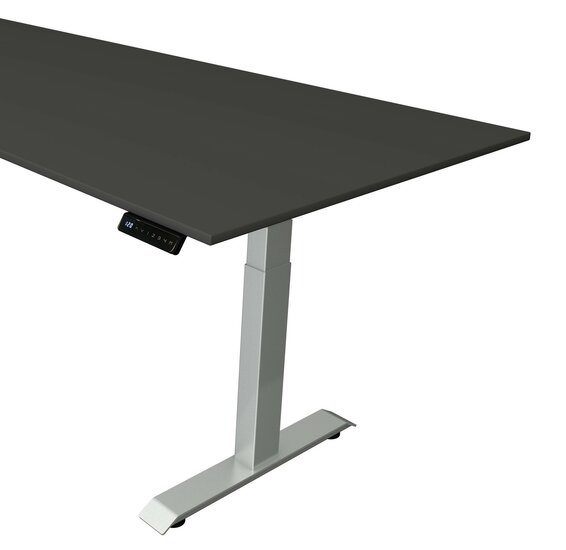 Kerkmann - Zit sta bureau Move-4 antraciet 225x100cm elektrisch