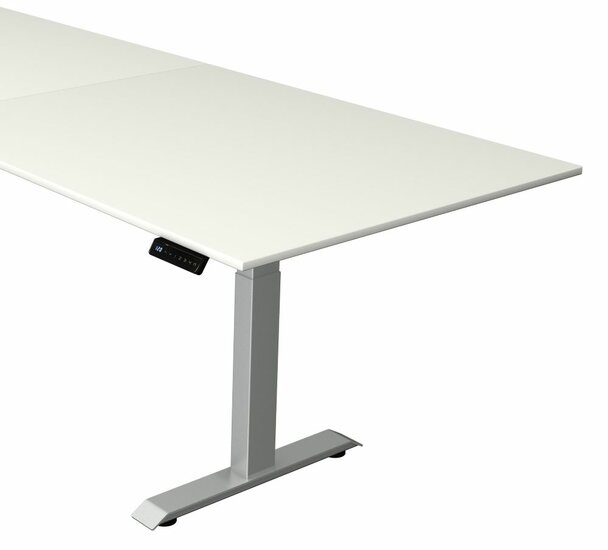 Kerkmann - Zit sta bureau Move-4 wit 250x100cm elektrisch