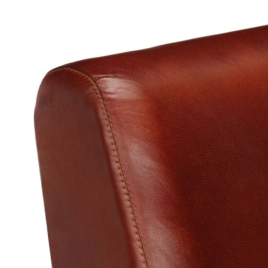 Fauteuil Ohio Echt Leer Bruin