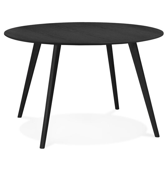 Eettafel Camden rond 120cm zwart