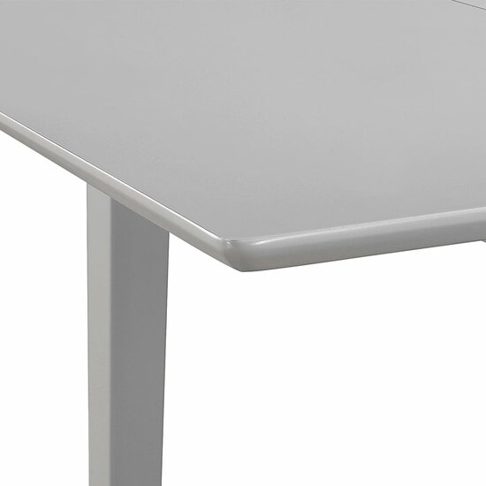 Eethoek Wilma 4 stoelen met tafel grijs uitschuifbaar