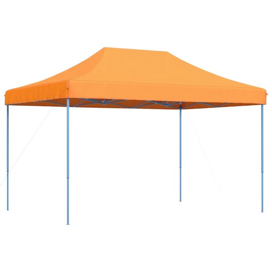 Partytent Open inklapbaar pop-up 410x279x315 cm oranje