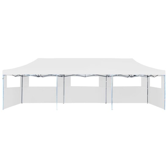 Partytent Marit pop-up met 5 zijwanden 3x9 m wit