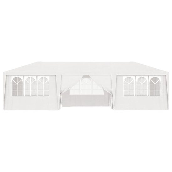 Partytent Luxe met zijwanden professioneel 90 g/m&sup2; 4x9 m wit