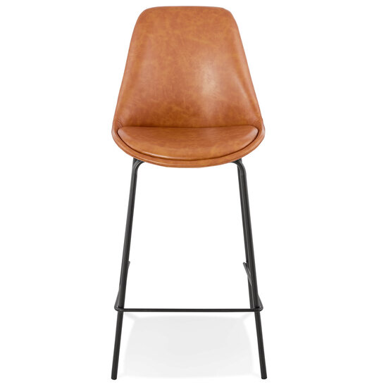 Barkruk Counter chair Watson kunstleer bruin