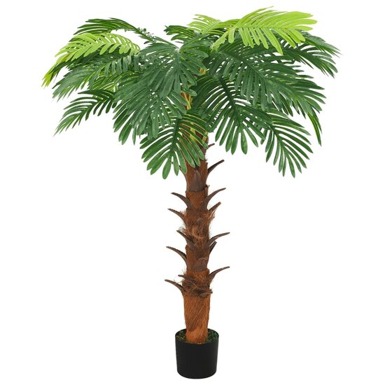 Kunstplant met pot cycaspalm 160 cm groen