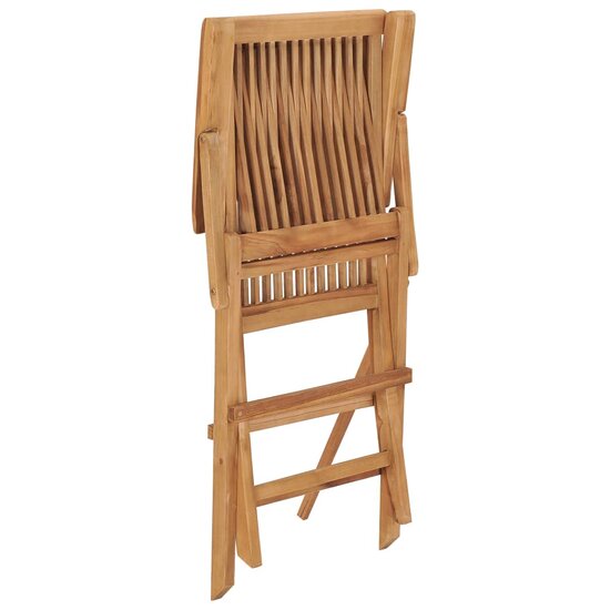 Tuinstoelen Luton SET 2 st inklapbaar massief teakhout