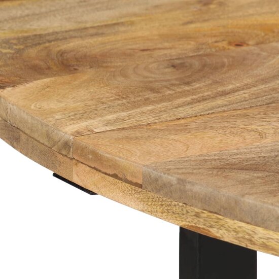 Eettafel Peter 110x75 cm massief mangohout rond